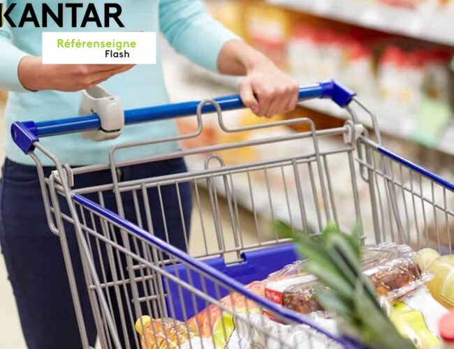 Kantar Référenseigne Flash : une augmentation de +3,7% en décembre 2020, sur les produits de grande consommation