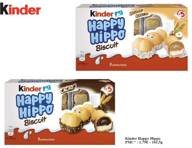 Kinder présente Happy Hippo, son nouveau biscuit à destination des familles !