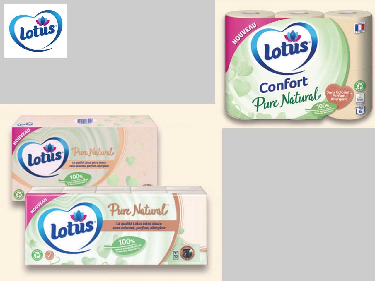 Lotus lance Pure Natural, une gamme douce et respectueuse de la nature