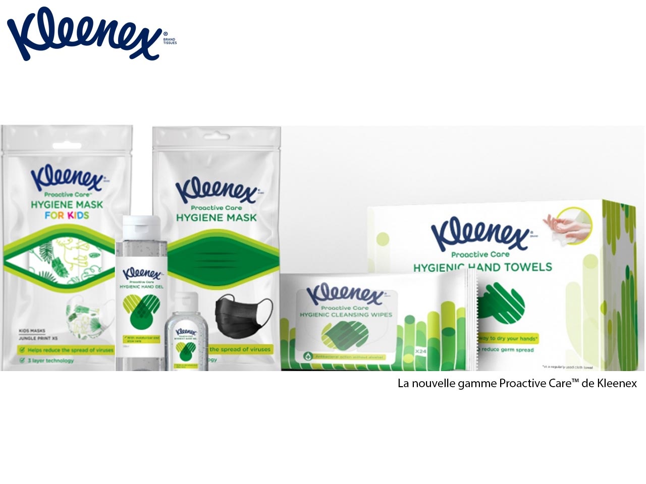 Kleenex® dévoile sa nouvelle gamme de solutions d’hygiène Proactive Care™