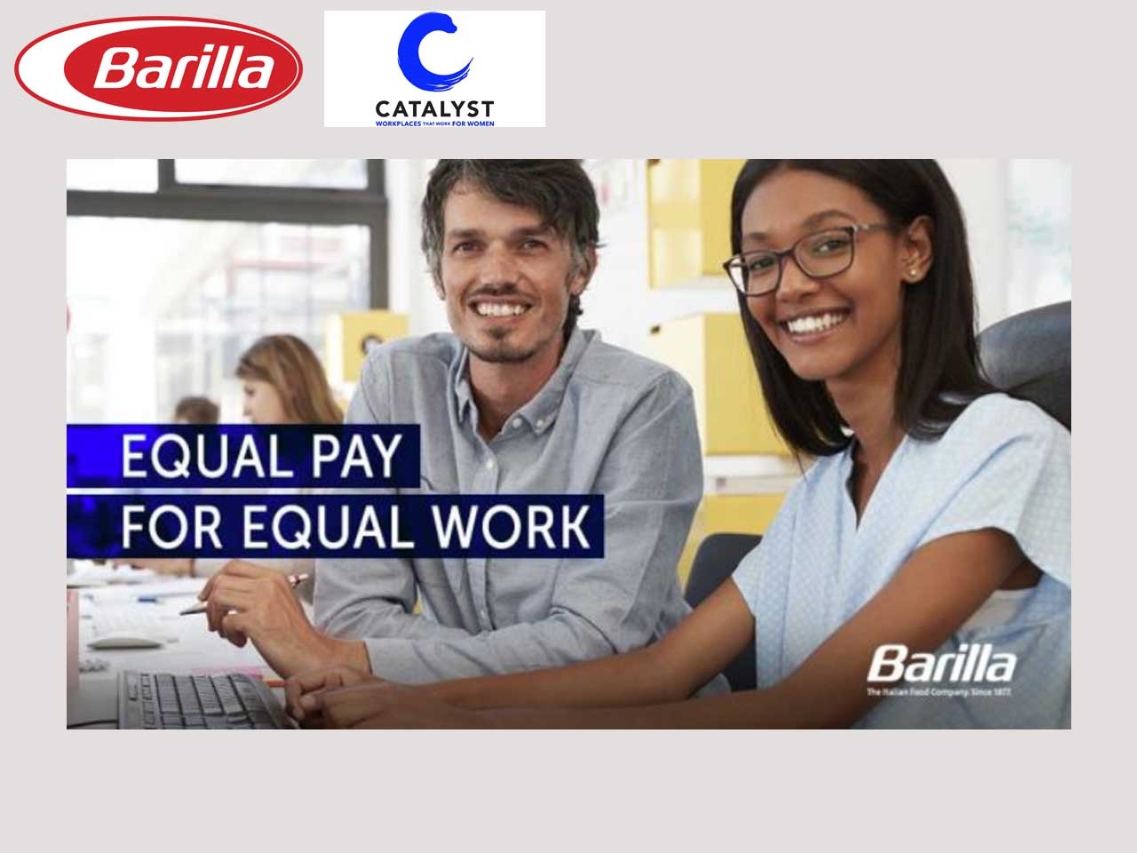 Barilla atteint l’égalité salariale femmes-hommes et est récompensé pour ses initiatives en faveur de la diversité par le prix Catalyst 2021