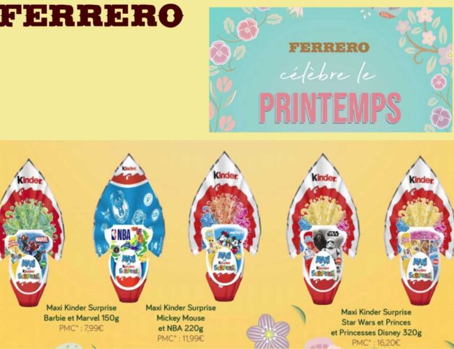 Ferrero célèbre l’arrivée du Printemps, avec gourmandise !