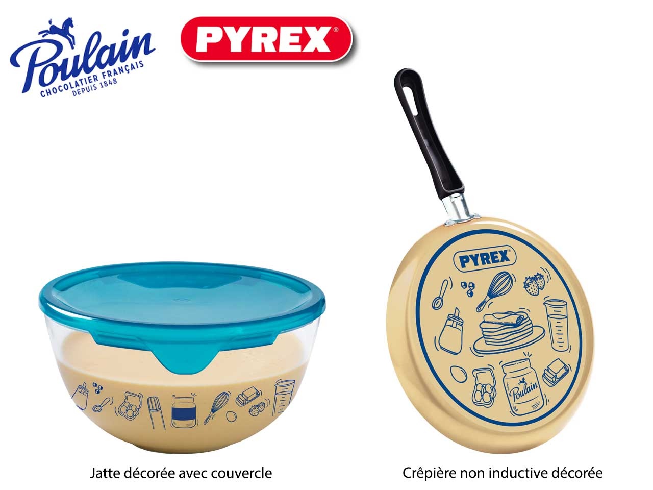 Pyrex® s’associe avec Poulain pour une chandeleur faite-maison, gourmande et conviviale !