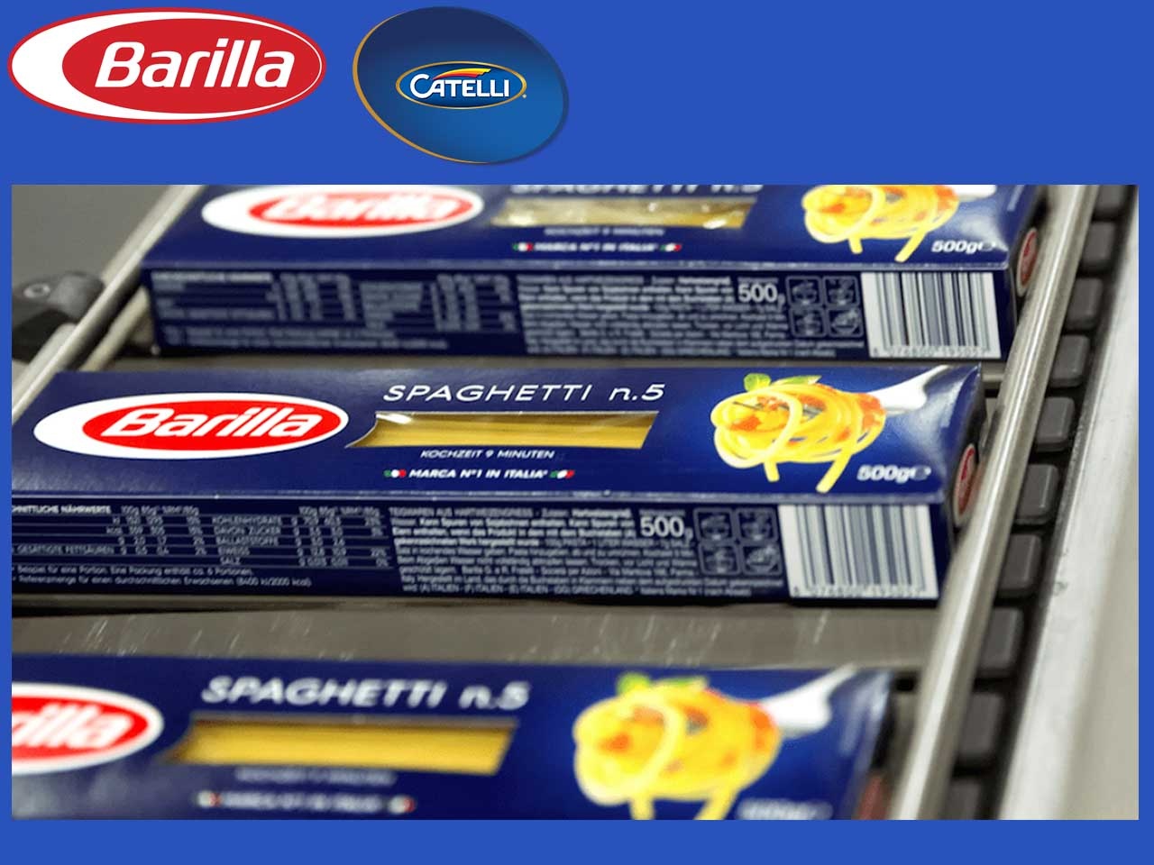 Le groupe Barilla acquiert l’entreprise canadienne Catelli, spécialisée dans la fabrication de ptes sèches