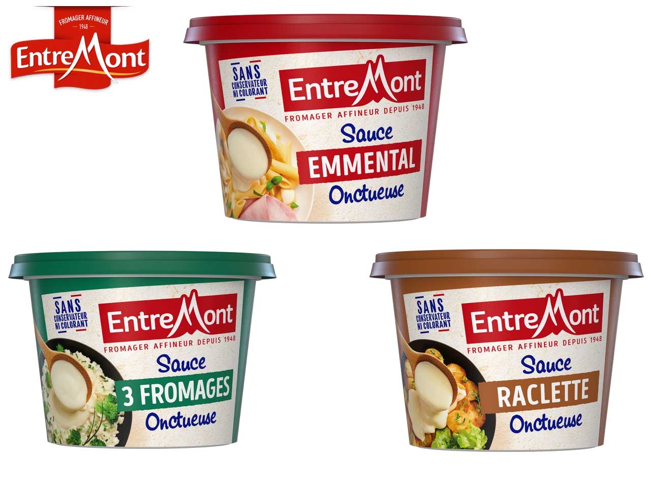 Entremont innove et lance une gamme de sauces fromagères !