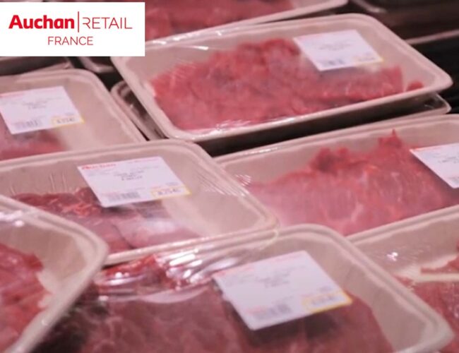 Auchan supprime les barquettes en plastique de ses ateliers