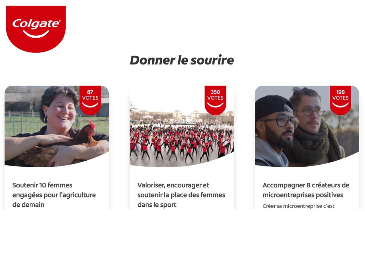 Colgate lance une communication à 360° pour une portée optimiste