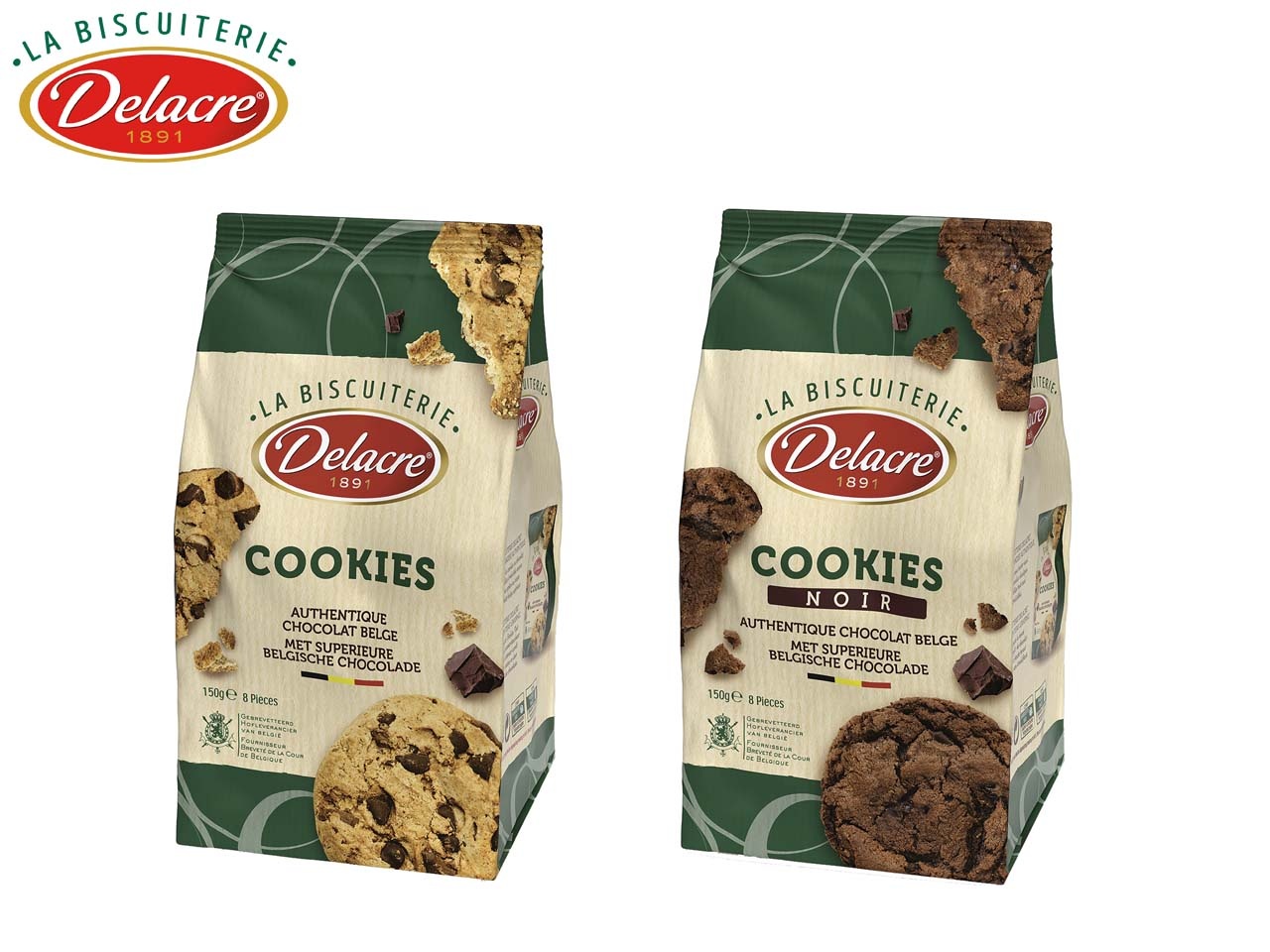 Delacre innove et se diversifie avec l’arrivée de deux recettes de cookies