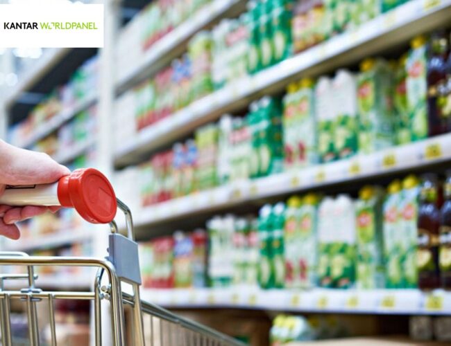 Kantar Référenseigne Flash : la croissance des achats de produits de consommation courante reste soutenue