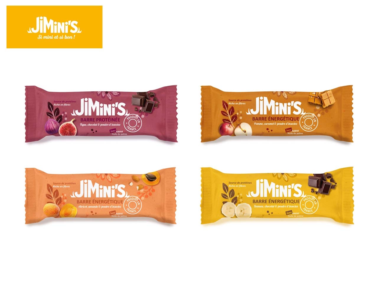 Jimini’s présente ses encas healthy, avec des barres protéinées