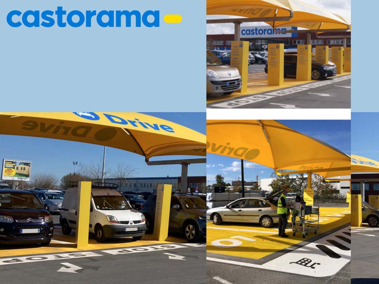 Castorama dépasse le million de commandes drive en 2020