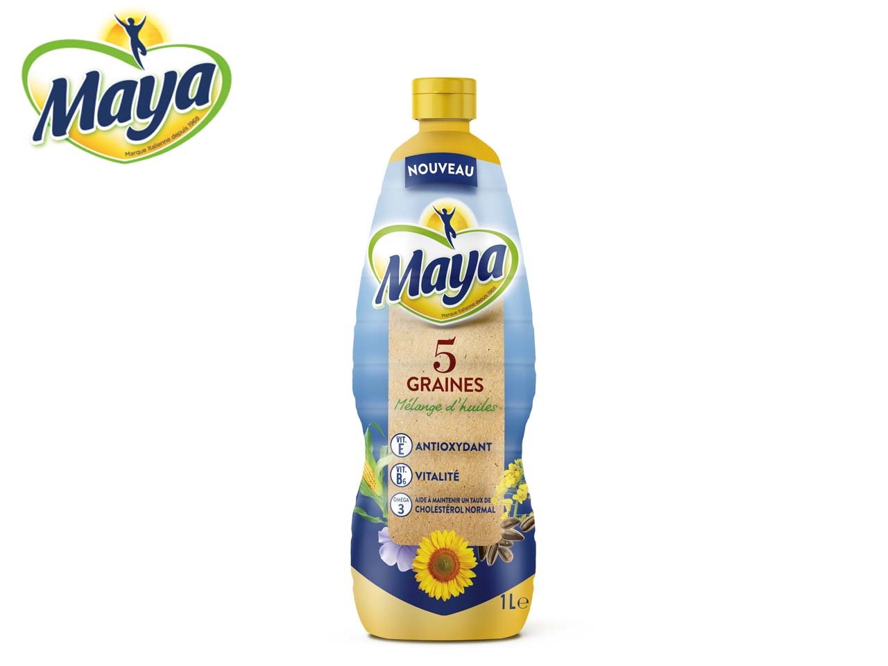 Maya 5 Graines, une nouvelle huile mélangée aux 5 graines