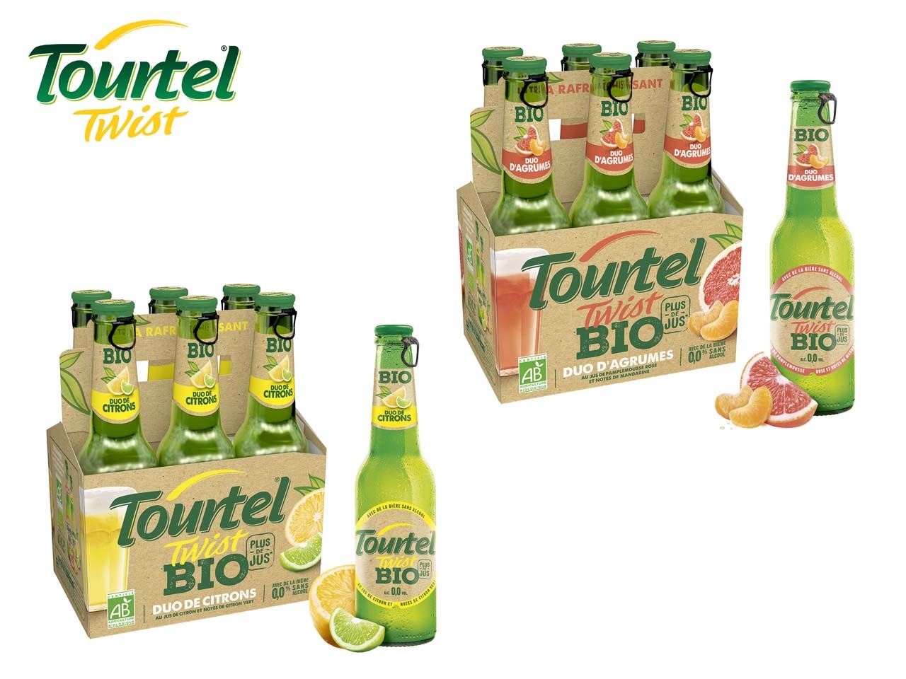 Tourtel dévoile sa 3ème gamme inédite, Tourtel Twist Bio Plus de Jus !