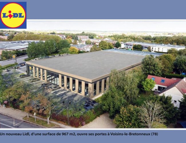 Lidl France présente son nouveau concept de supermarché à Voisins-Le-Bretonneux