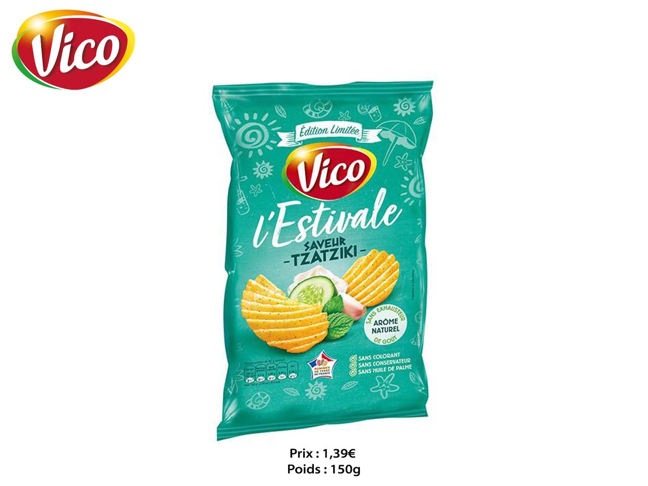 Vico lance L’Estivale, avec une saveur tzatziki !