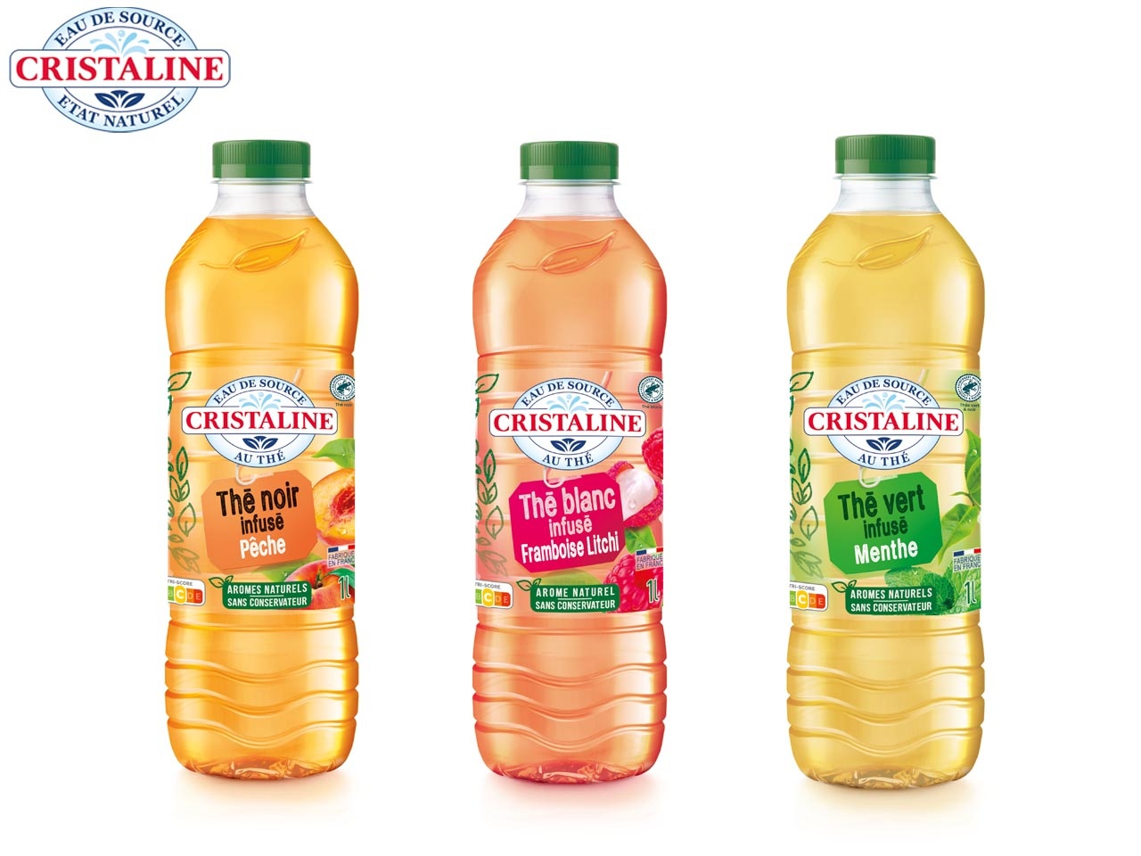 Cristaline lance ses nouvelles infusions, à base de thé !