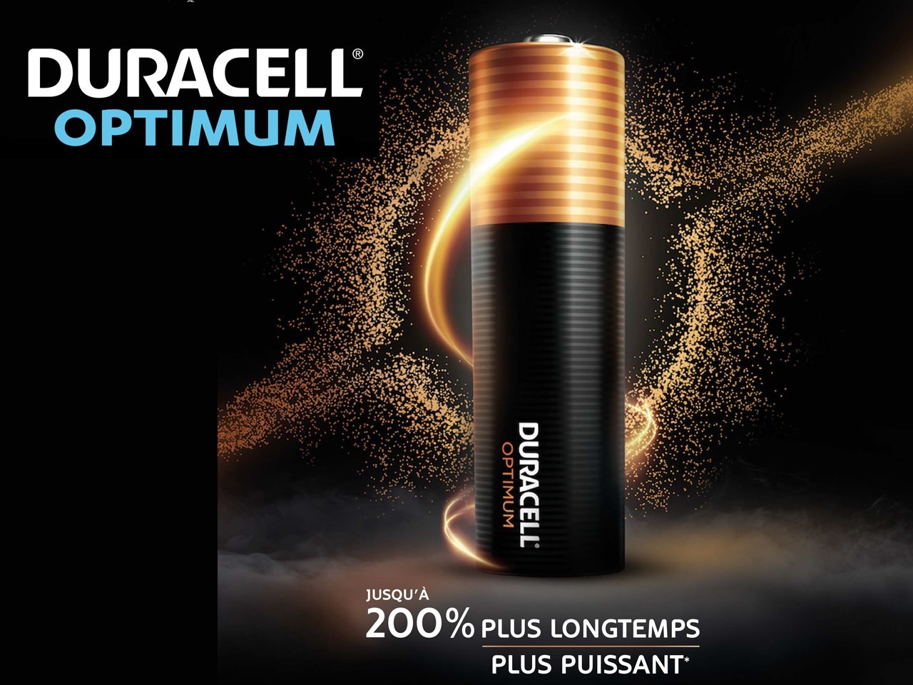 Duracell arrive avec une innovation de rupture : DURACELL OPTIMUM