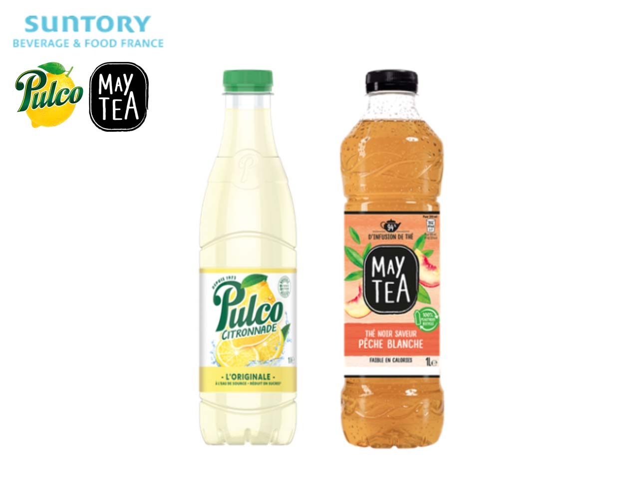 MayTea et Pulco Citronnade lancent leurs bouteilles en plastique 100% recyclé