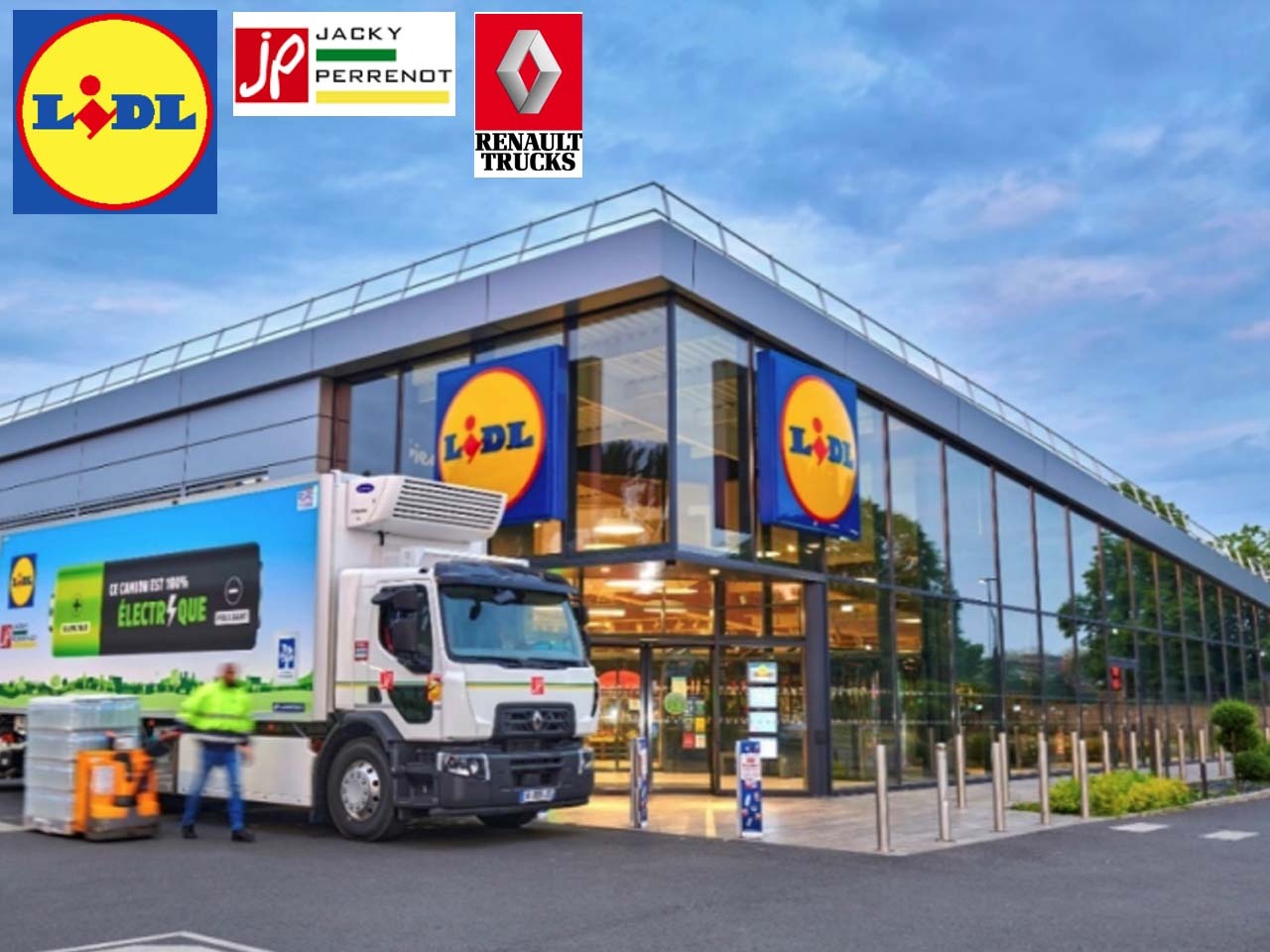 Lidl France annonce ses premières livraisons 100% électriques