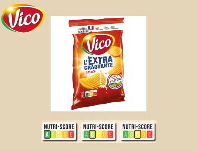 Vico affiche en toute transparence le Nutri-Score sur ses packs