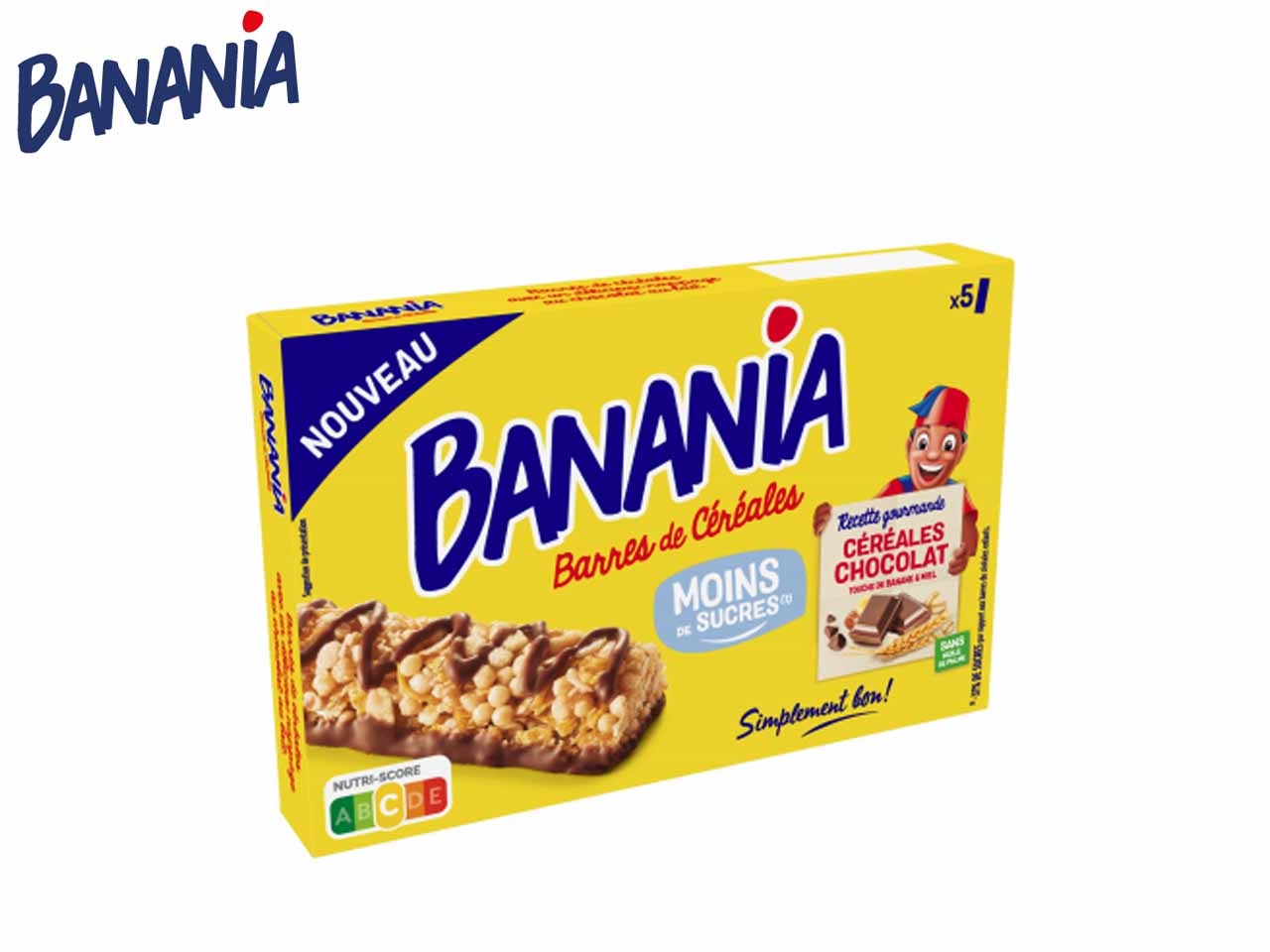 Banania lance une barre de céréale beaucoup moins sucrée !
