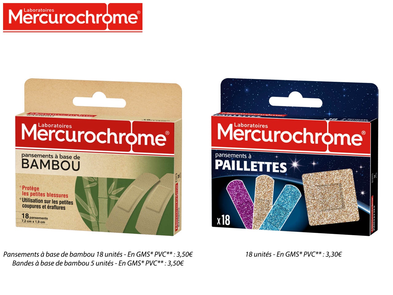 Mercurochrome fait souffler un vent de naturalité et de paillettes au rayon pansements