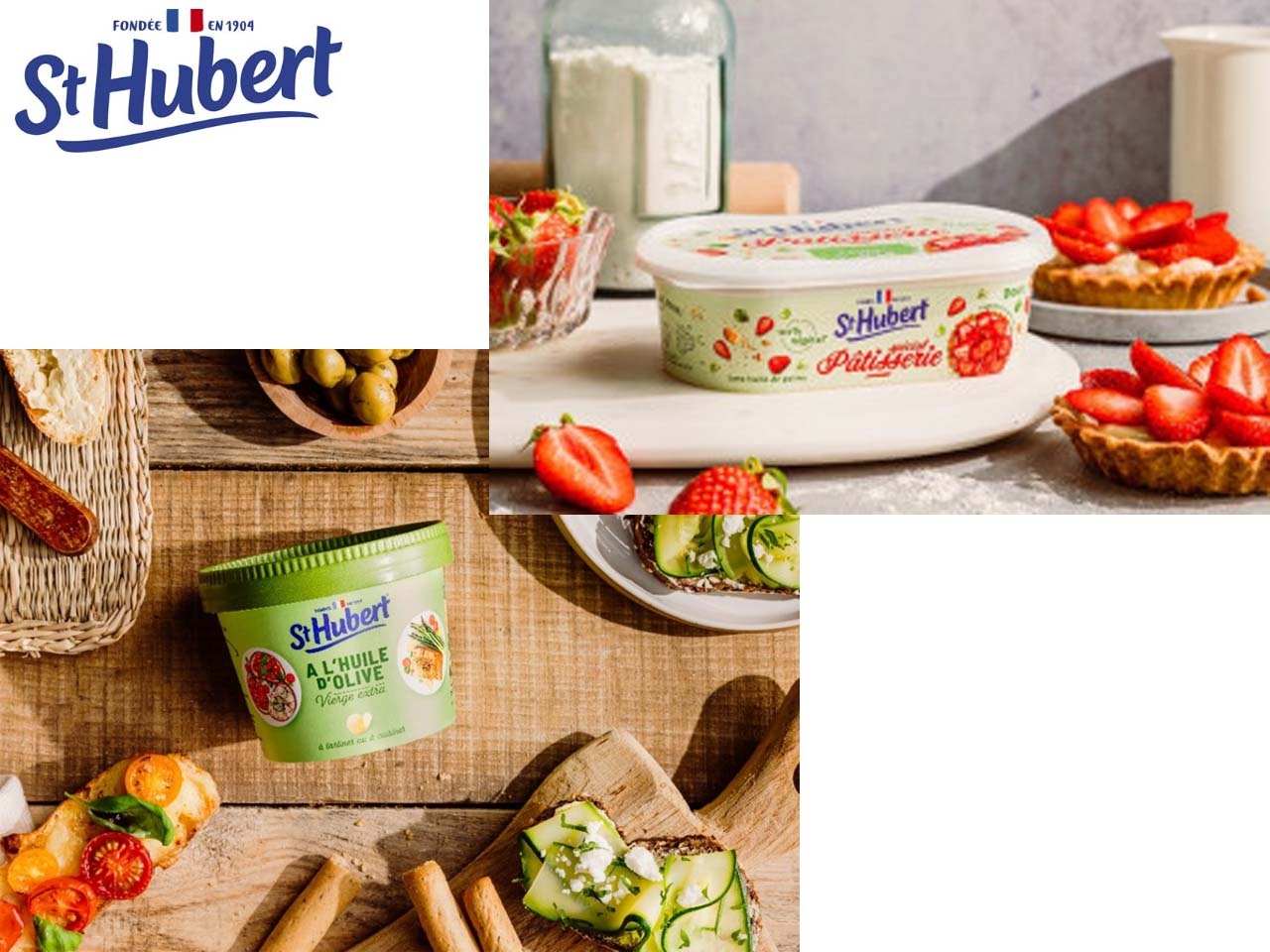 St Hubert® présente ses deux innovations : St Hubert® à l’huile d’olive & St Hubert® spécial Pâtisserie