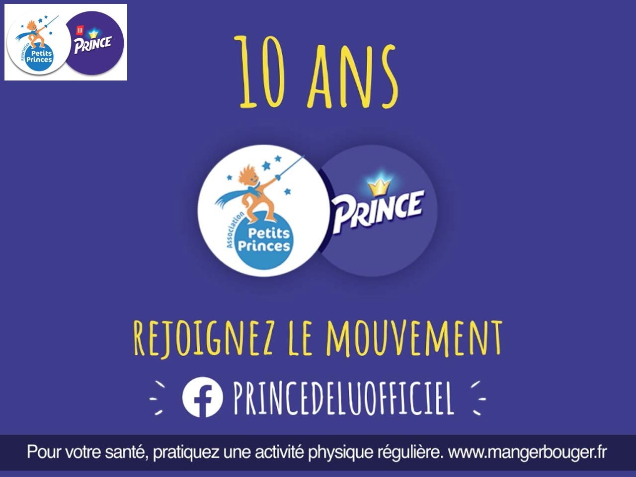 Prince de LU célèbre ses 10 ans aux cotés de l’Association Petits Princes