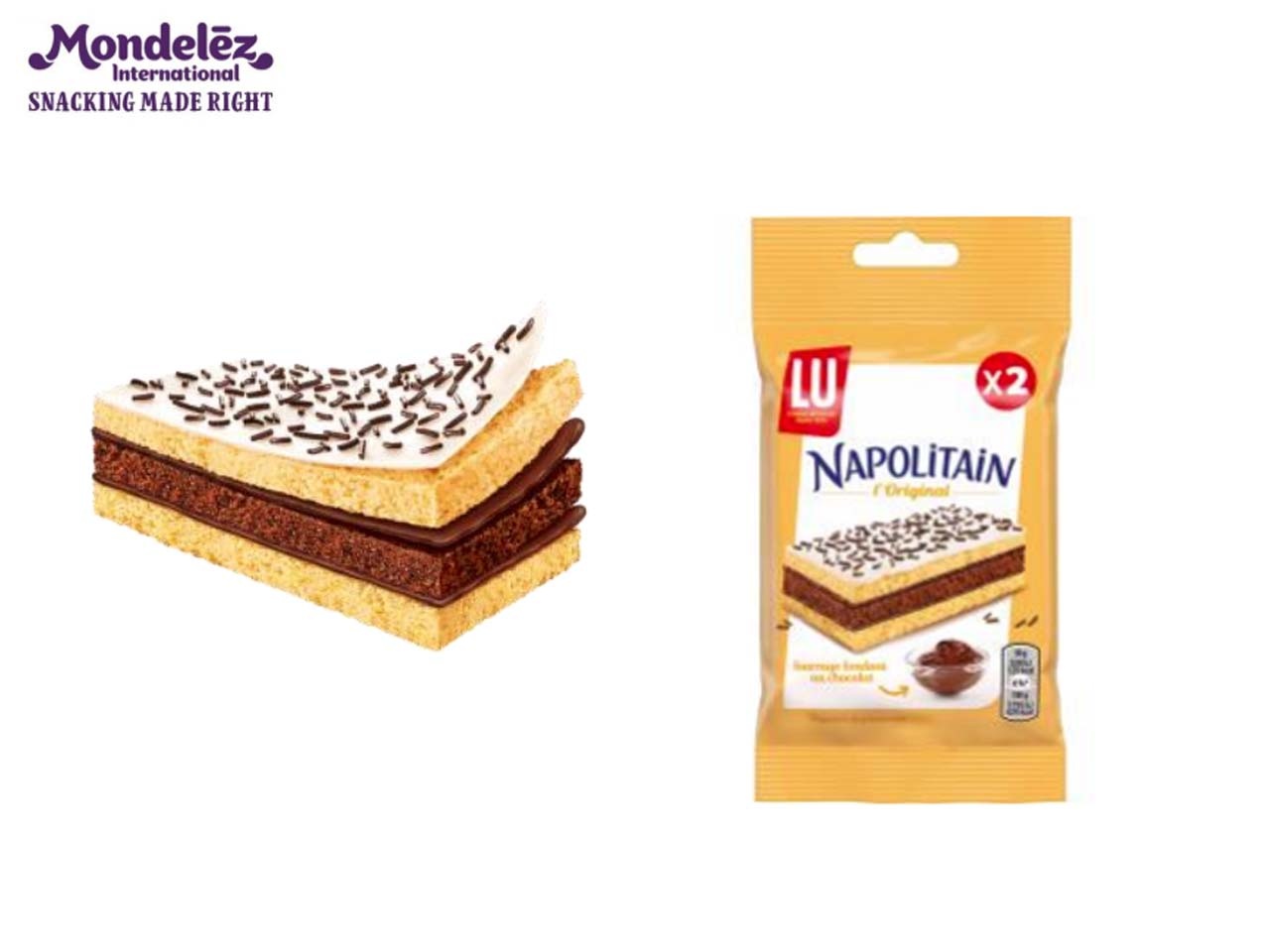 Mondelēz International relance son inimitable gâteau Napolitain