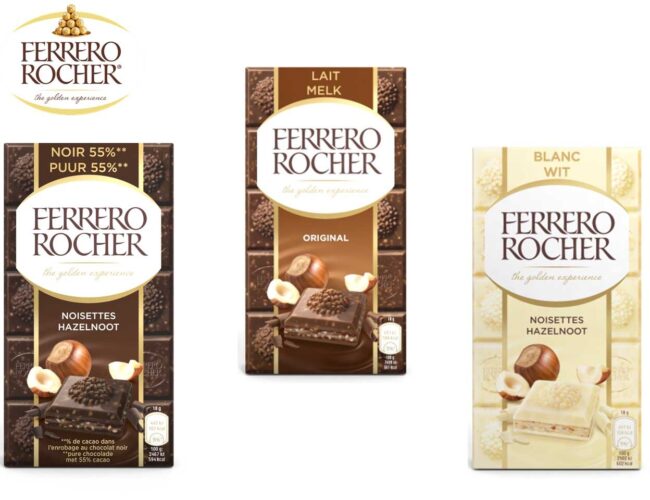Ferrero Rocher poursuit sa diversification avec sa nouvelle offre de tablettes