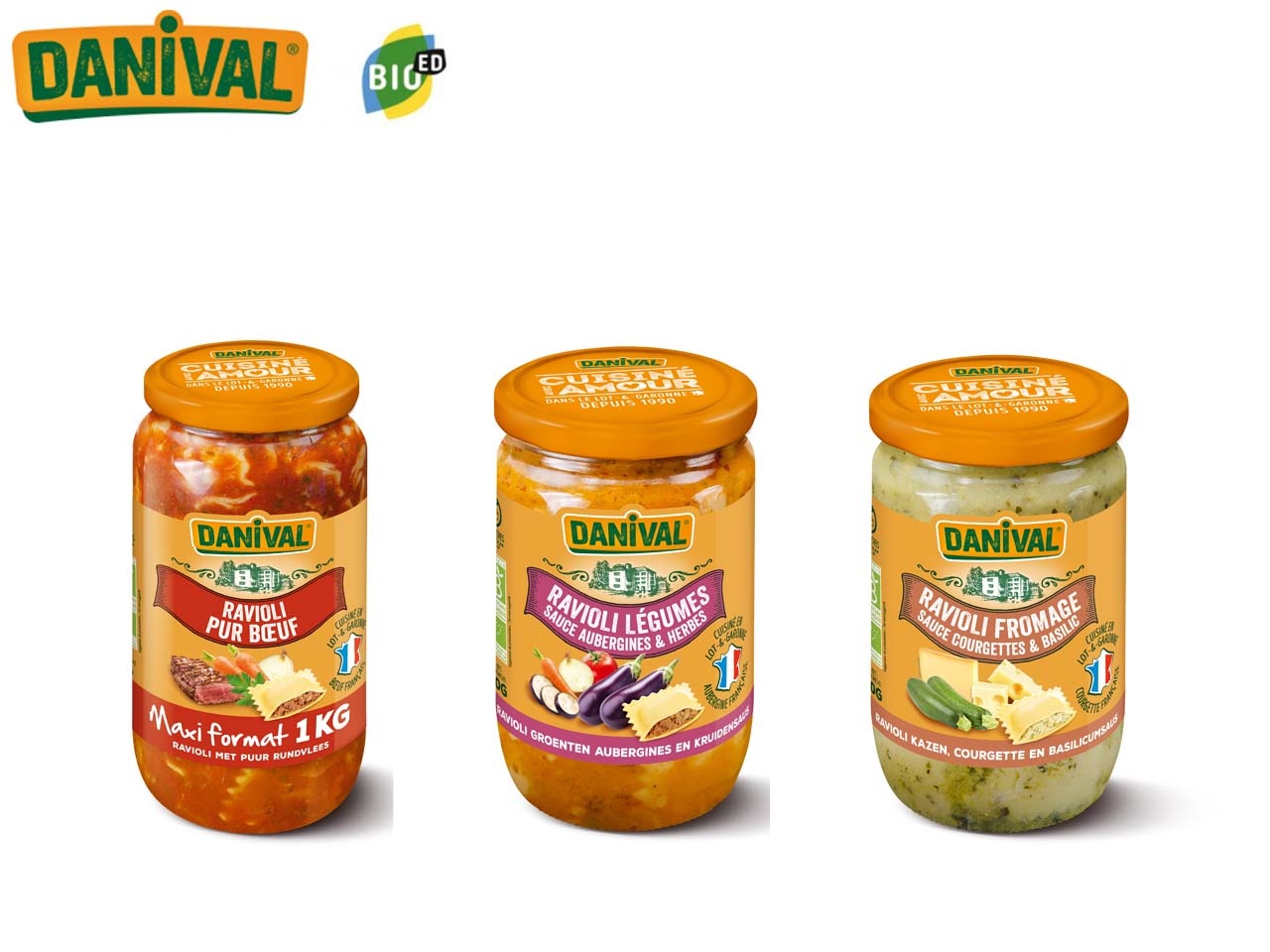 Danival présente ses 3 nouvelles recettes de raviolis