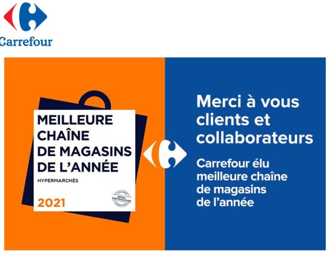 Carrefour remporte trois trophées « Meilleure Chaîne de Magasins de l’année » 2022