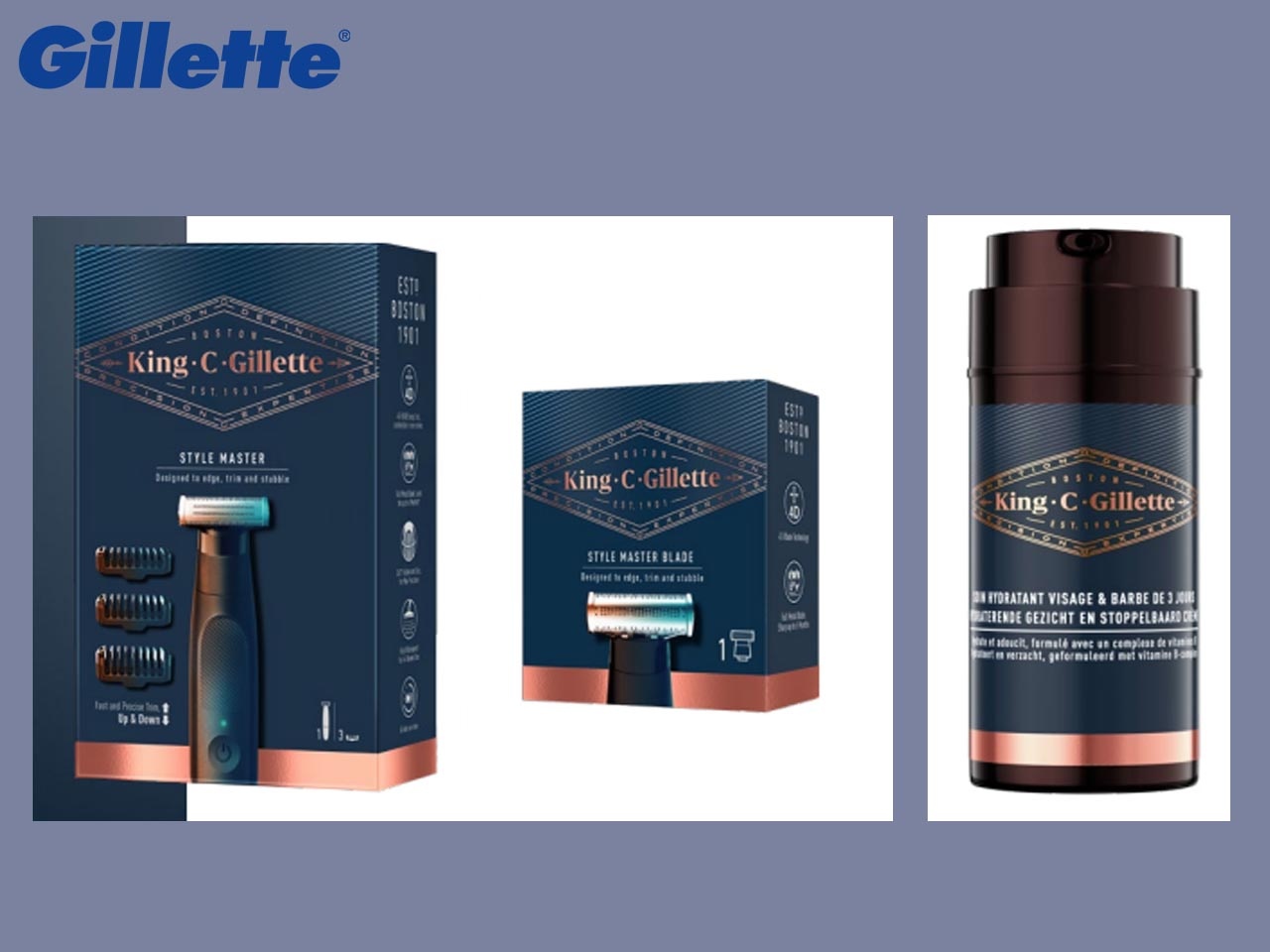 King C. Gillette étend sa gamme et prolonge l’expérience barbier à domicile