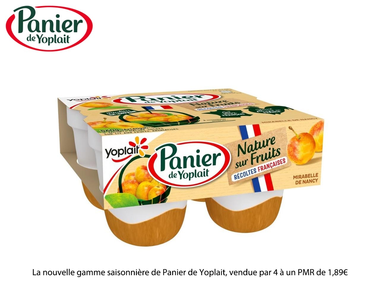 Panier de Yoplait enrichit sa gamme Nature sur Fruits, avec une nouvelle offre « Récoltes Françaises »