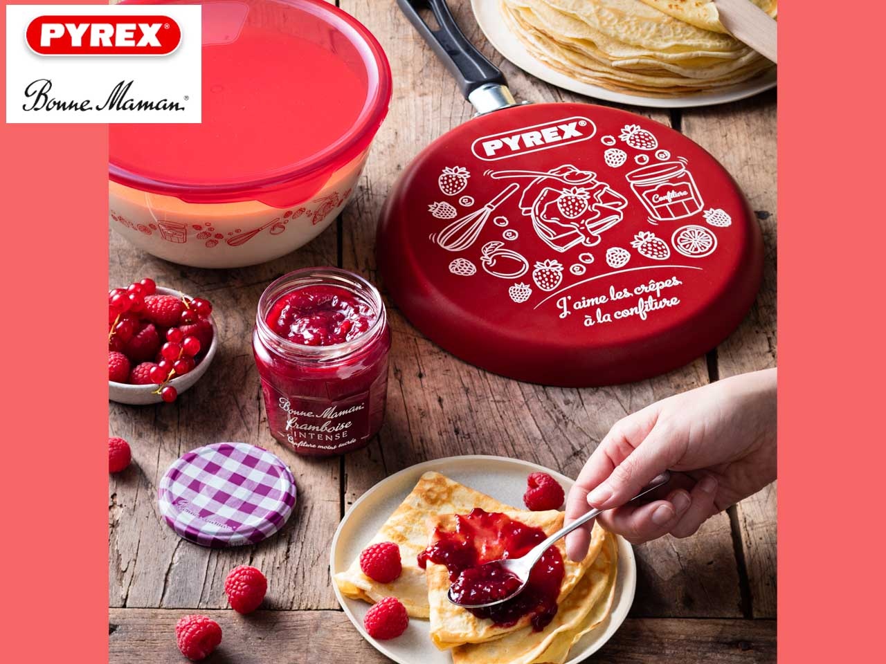 Pyrex® et Bonne Maman® s’associent pour une chandeleur familiale, gourmande et conviviale