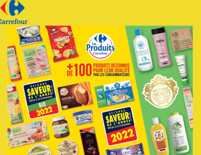 Carrefour est la marque la plus primée par les consommateurs aux Saveurs de l’Année et aux Victoires de la Beauté 2022