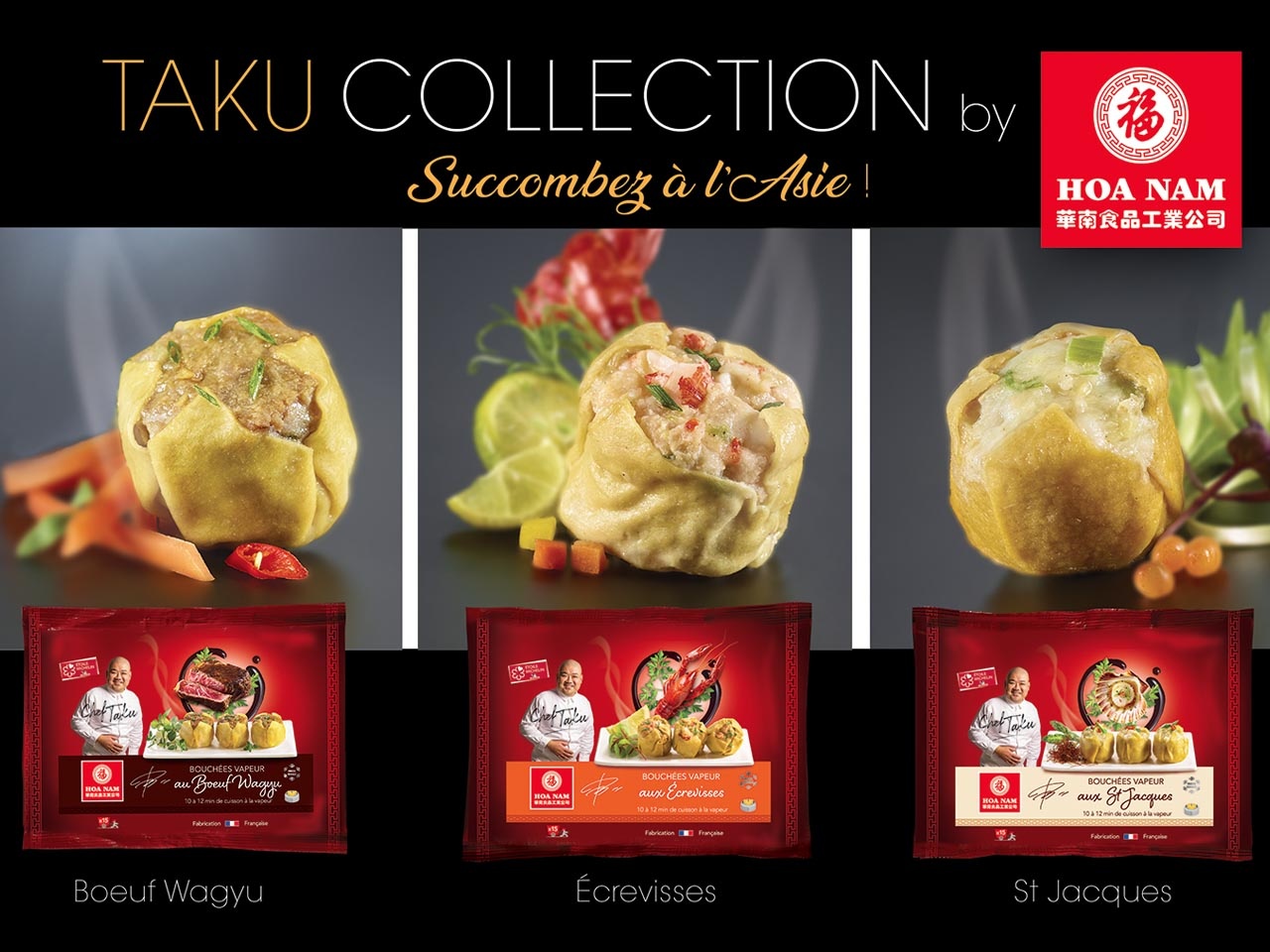 Hoa Nam : Une gamme premium élaborée par le Chef Taku pour le Nouvel An chinois