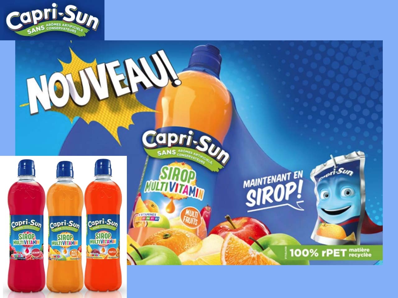 Capri-Sun lance une gamme de sirops enrichie en vitamines