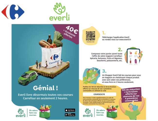 Everli et Carrefour étendent leur partenariat à 10 villes françaises, dont Paris
