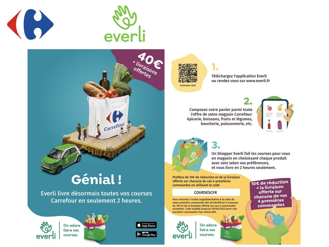 Everli et Carrefour étendent leur partenariat à 10 villes françaises, dont Paris
