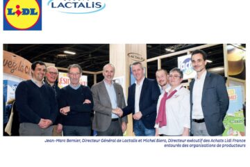 Lidl et Lactalis France annoncent un accord tripartie majeur sur + de 220 millions de litres de lait