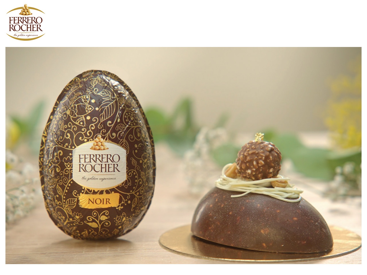 Ferrero Rocher dévoile son œuf de Pâques au chocolat noir