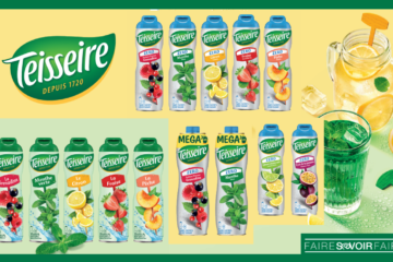 Dotée d’un nouveau look, Teisseire redéfinit et naturalise sa gamme de sirops