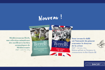 Pour sa 9ème année de croissance, Tyrrells dévoile deux nouveaux goûts de chips