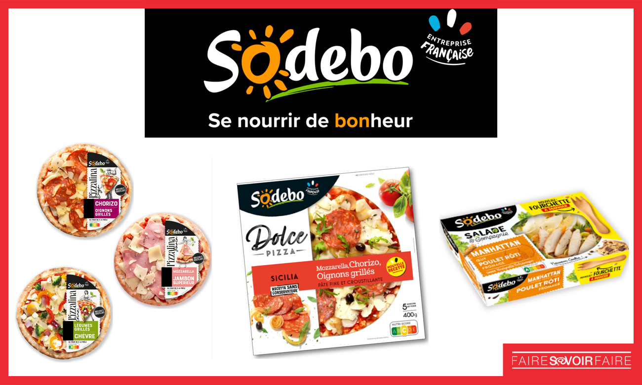 En célébrant ses 50 ans, Sodebo innove sur le marché des pizzas et salades