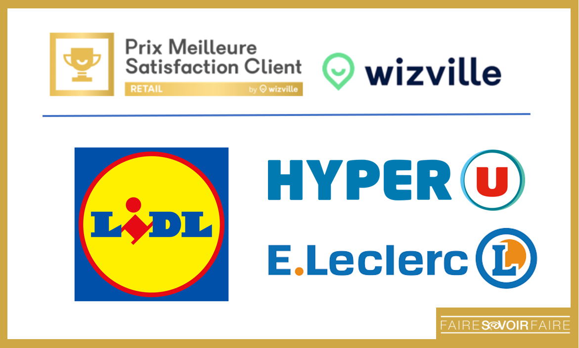 Lidl, Hyper U et Leclerc lauréats du « Prix Meilleure Satisfaction Client Retail » – catégorie hyper et supermarchés