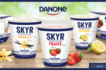 Danone signe 3 nouveautés autour du Skyr
