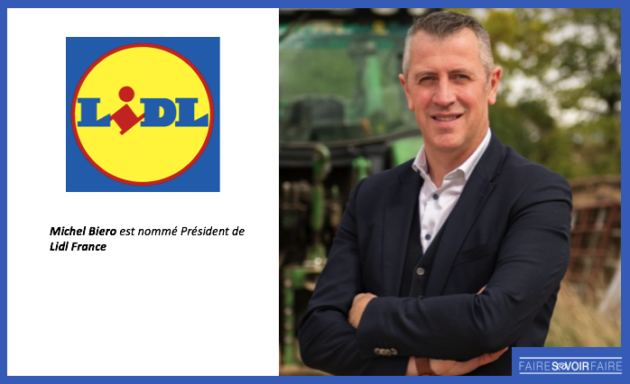 Michel Biero est nommé Président de Lidl France