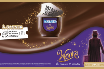 Le goût iconique de Danette s’associe à l’univers magique du film Wonka