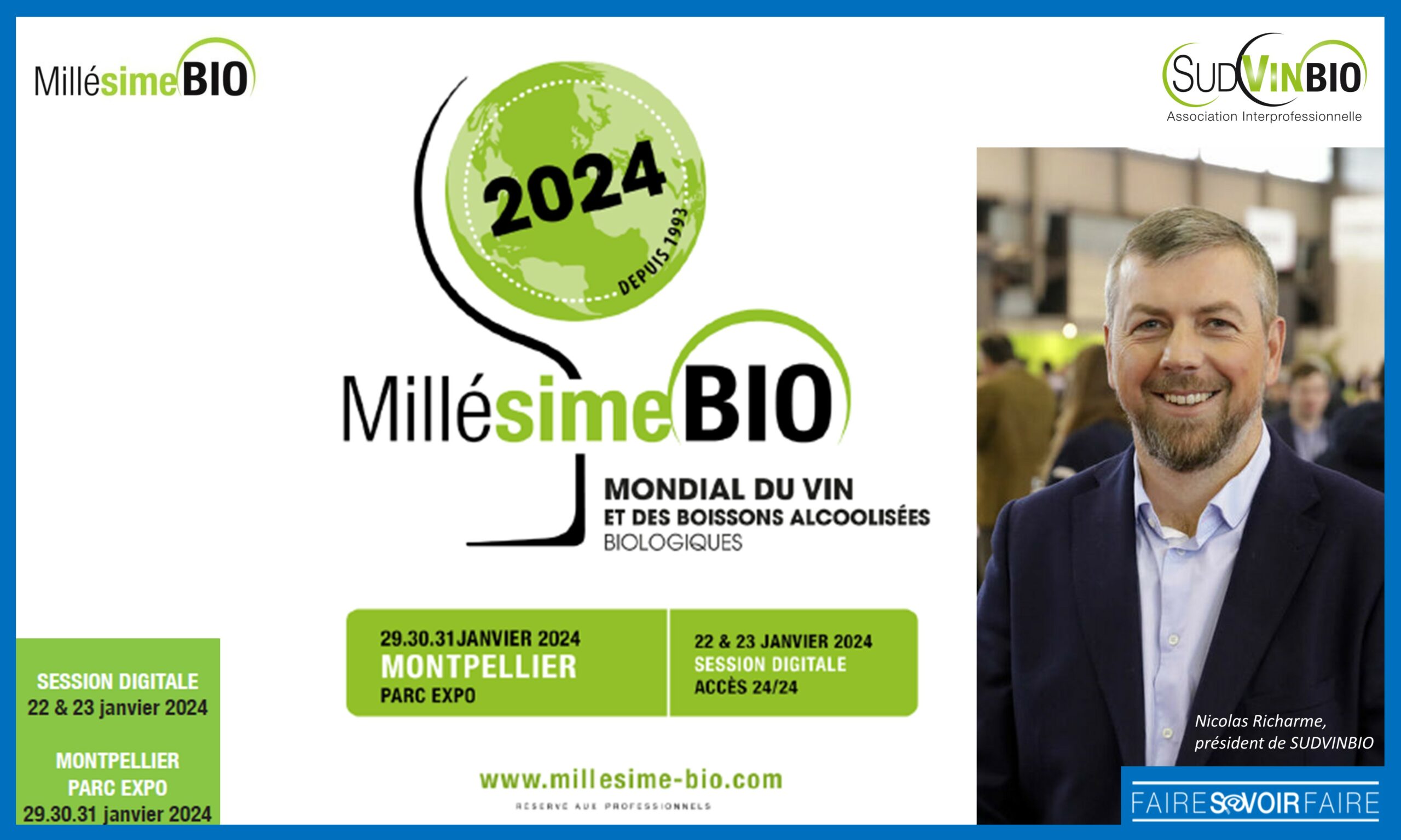 Le salon Millésime Bio attend 11 000 visiteurs en 2024